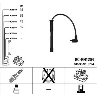 NGK 6794 Juego de cables de encendido