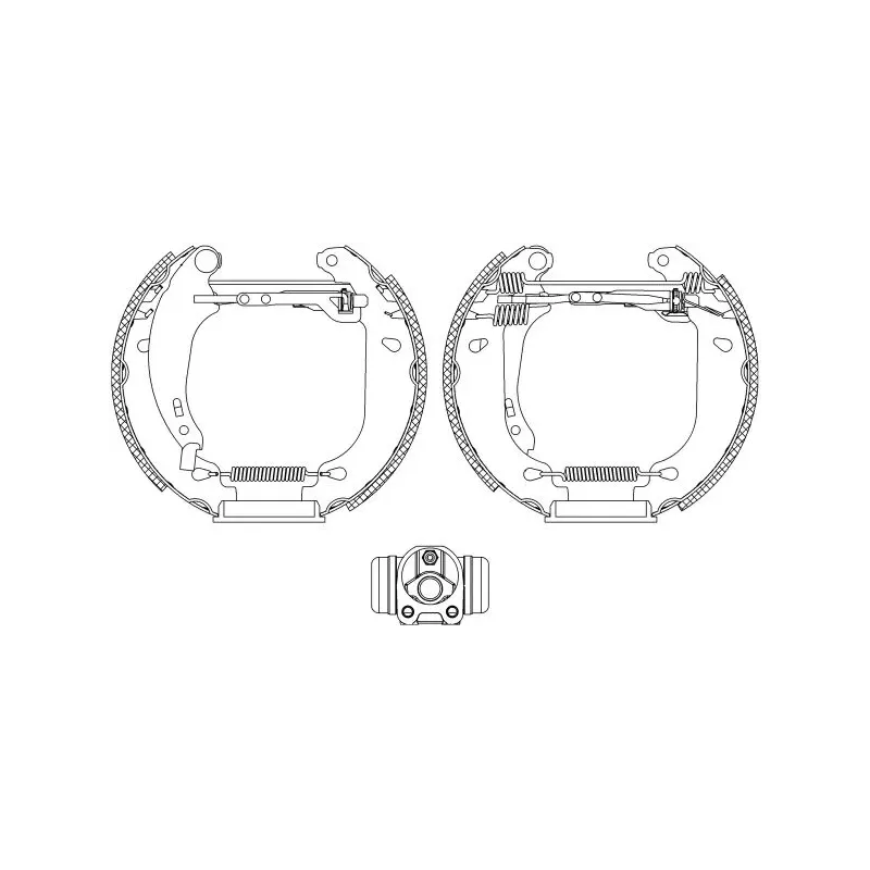 TEXTAR 84053700 Juego de zapatas de frenos