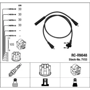 NGK 7153 Juego de cables de encendido