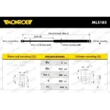 MONROE ML5185 Muelle neumático, maletero/compartimento de carga