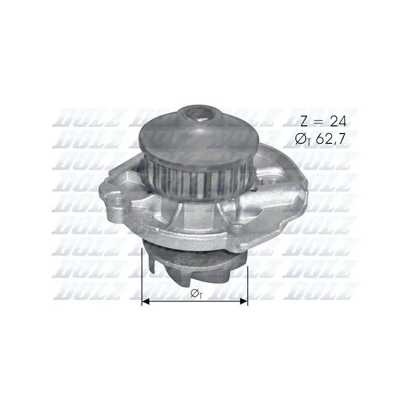 DOLZ S261 Bomba de agua, refrigeración del motor