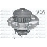 DOLZ S261 Bomba de agua, refrigeración del motor