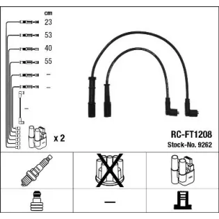 NGK 9262 Juego de cables de encendido