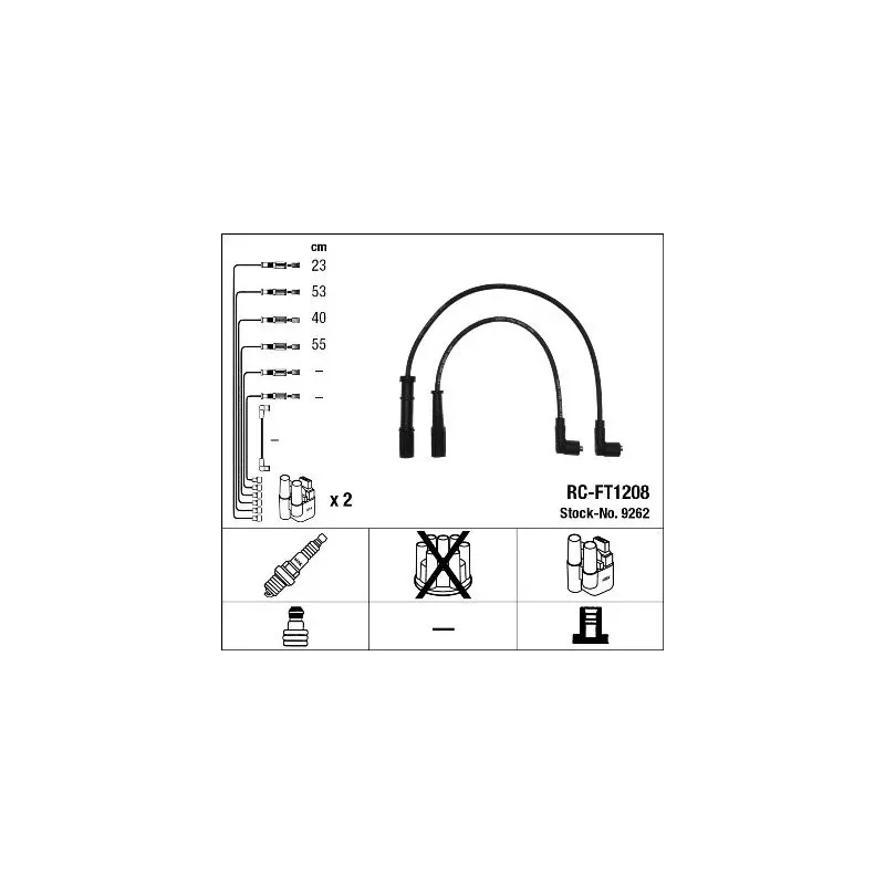NGK 9262 Juego de cables de encendido