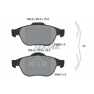 TEXTAR 2324502 Juego de pastillas de freno