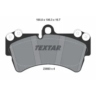 TEXTAR 2369302 Juego de pastillas de freno