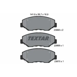 TEXTAR 2386801 Juego de pastillas de freno