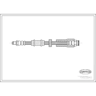 CORTECO 19025840 Tubo flexible de frenos