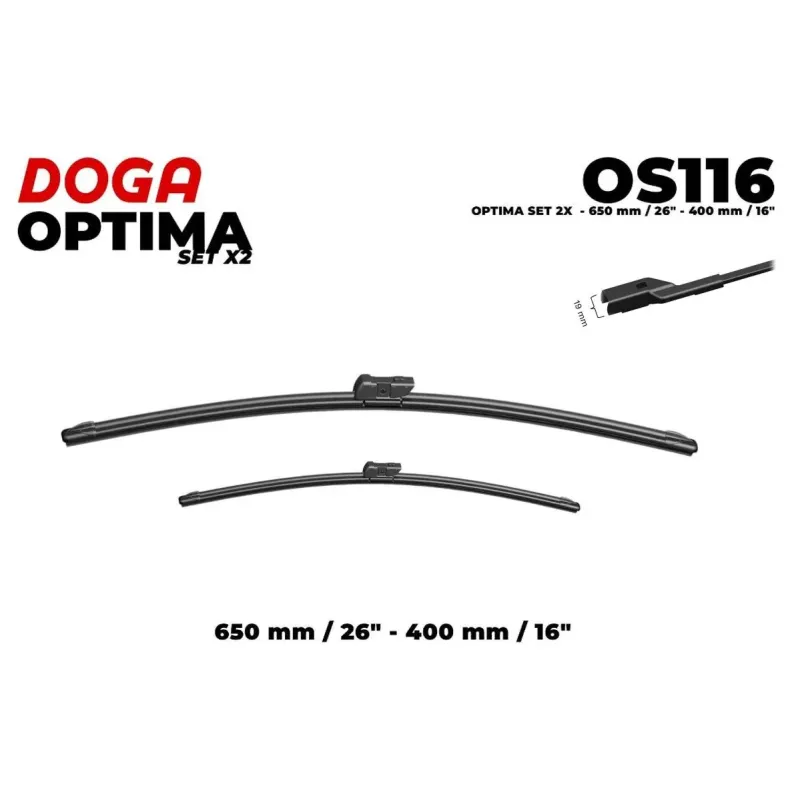 DOGA OS116 Limpiaparabrisas