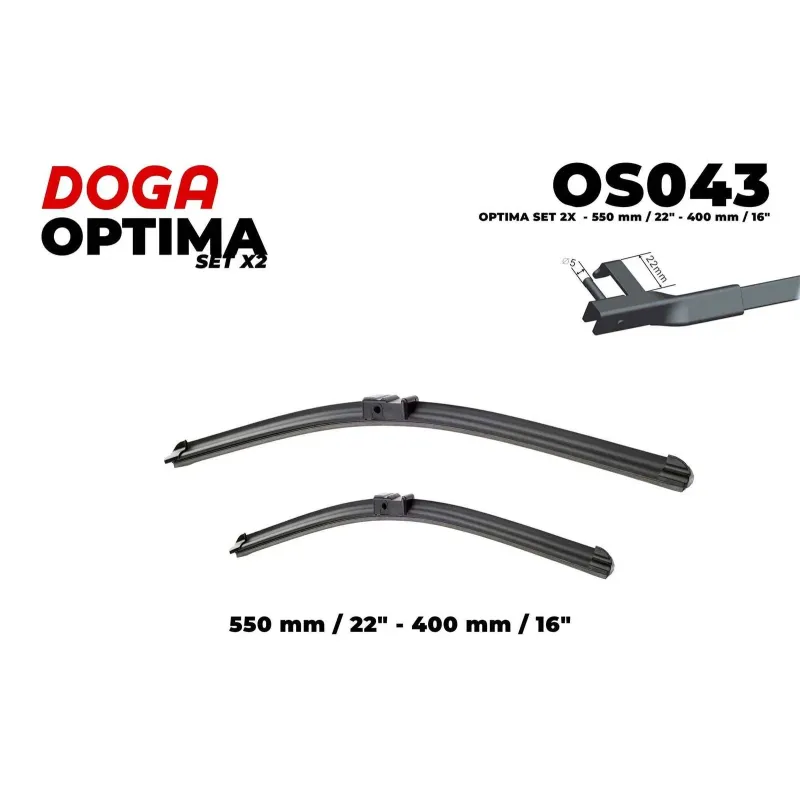 DOGA OS043 Limpiaparabrisas