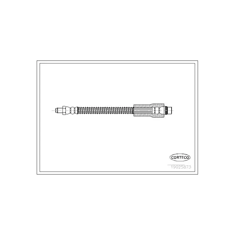 CORTECO 19025873 Tubo flexible de frenos