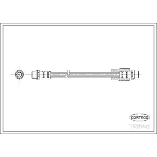 CORTECO 19031642 Tubo flexible de frenos