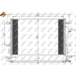 NRF 35465 Condensador, aire acondicionado