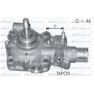 DOLZ B121 Bomba de agua, refrigeración del motor