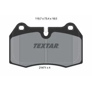 TEXTAR 2147102 Juego de pastillas de freno