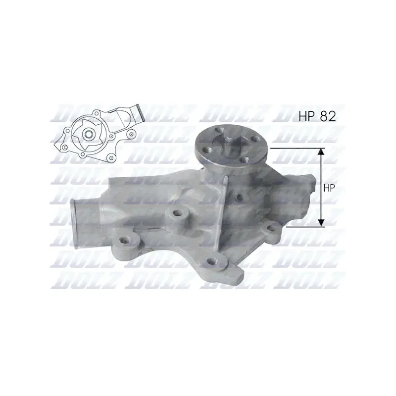 DOLZ J201 Bomba de agua, refrigeración del motor