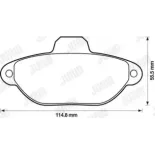 JURID 571528J Juego de pastillas de freno