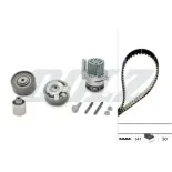 DOLZ KD047 Bomba de agua + kit correa distribución