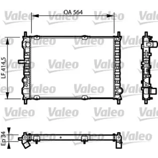 VALEO 732623 Radiador, refrigeración del motor