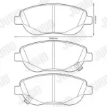 JURID 572634J Juego de pastillas de freno