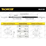 MONROE ML5130 Muelle neumático, maletero/compartimento de carga