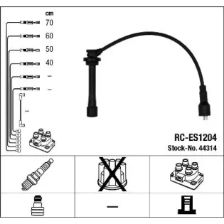 NGK 44314 Juego de cables de encendido