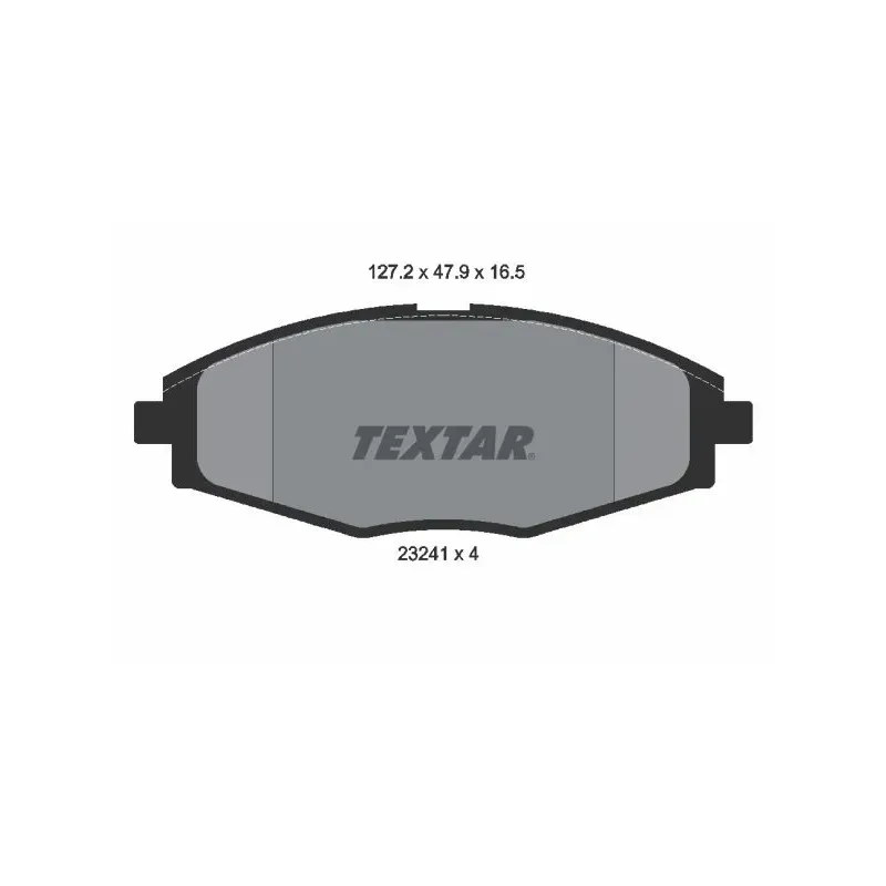 TEXTAR 2324102 Juego de pastillas de freno