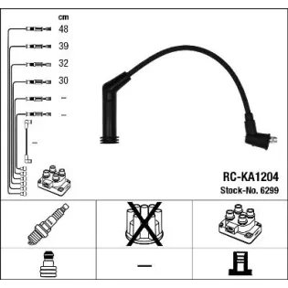 NGK 6299 Juego de cables de encendido
