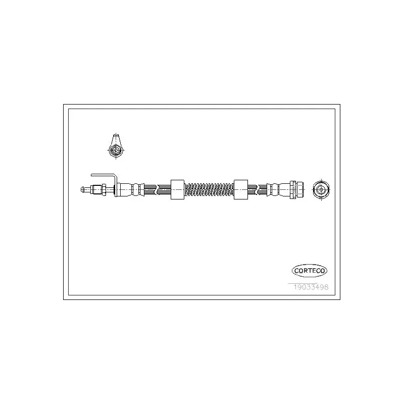 CORTECO 19033498 Tubo flexible de frenos