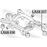 FEBEST LRAB-037 Suspensión, cuerpo del eje