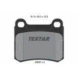 TEXTAR 2068703 Juego de pastillas de freno