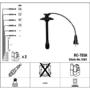 NGK 5361 Juego de cables de encendido