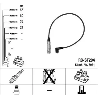 NGK 7061 Juego de cables de encendido