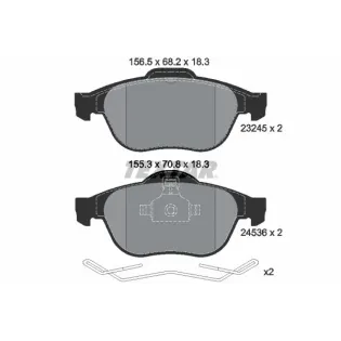 TEXTAR 2453601 Juego de pastillas de freno