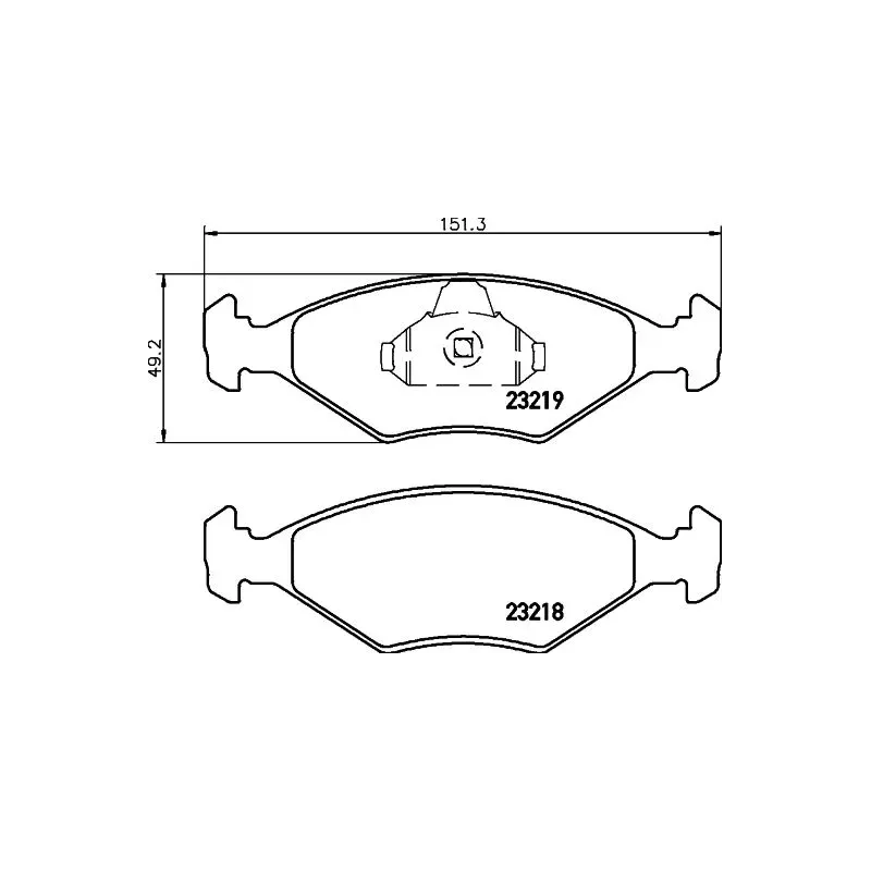 HELLA 8DB 355 008-381 Juego de pastillas de freno