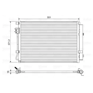 VALEO 822581 Condensador, aire acondicionado