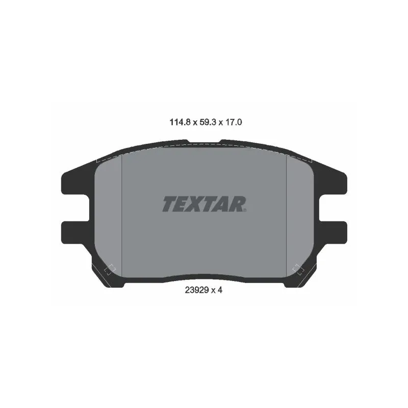 TEXTAR 2392901 Juego de pastillas de freno