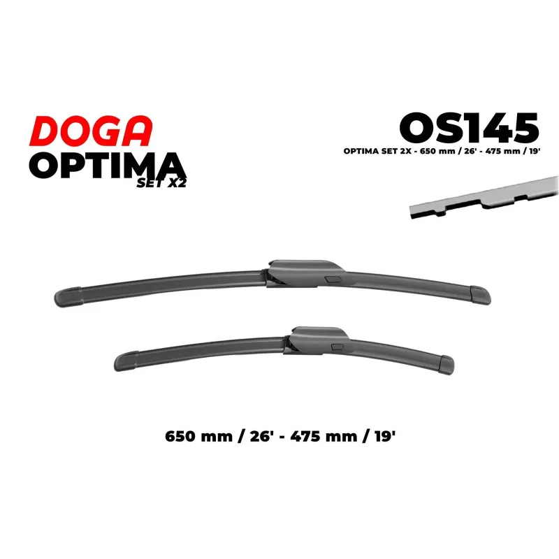 DOGA OS145 Limpiaparabrisas