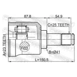 FEBEST 0411-EA2A Juego de articulación, árbol de transmisión