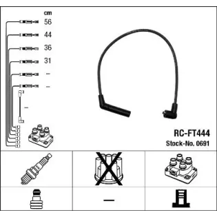 NGK 0691 Juego de cables de encendido