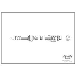 CORTECO 19030140 Tubo flexible de frenos