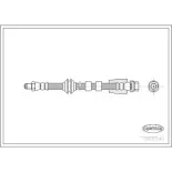 CORTECO 19030140 Tubo flexible de frenos