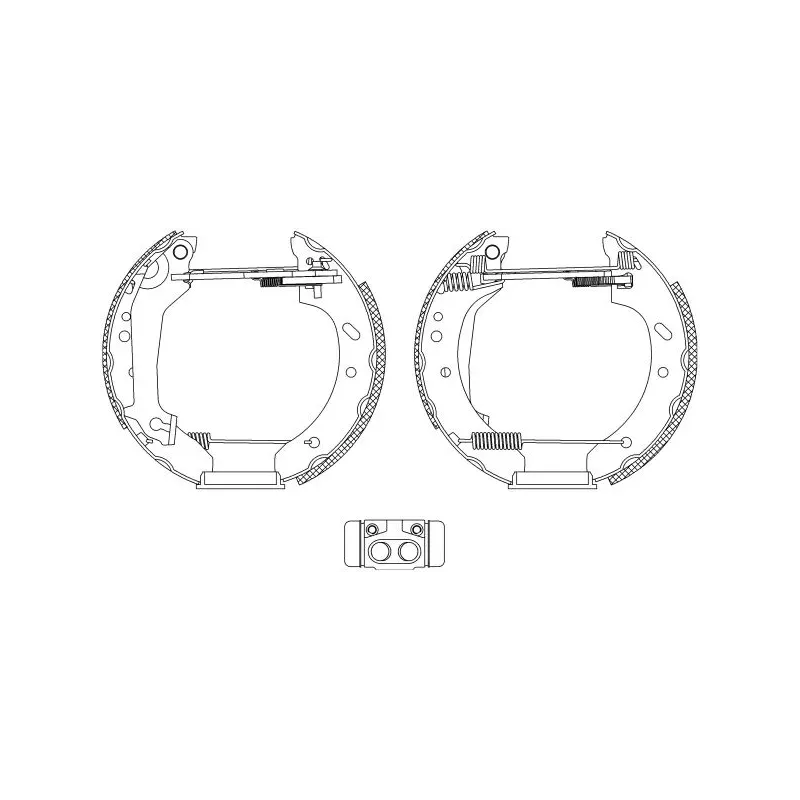 TEXTAR 84048900 Juego de zapatas de frenos