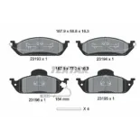 TEXTAR 2319303 Juego de pastillas de freno