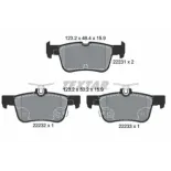 TEXTAR 2223101 Juego de pastillas de freno