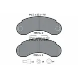 TEXTAR 2157302 Juego de pastillas de freno