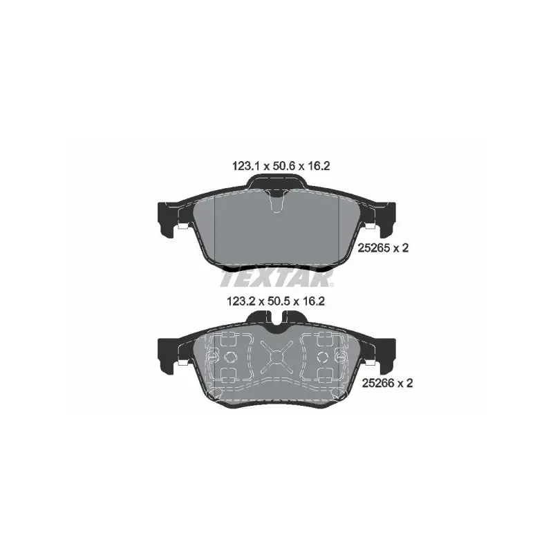 TEXTAR 2526501 Juego de pastillas de freno