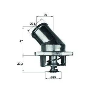 MAHLE TI 3 87 Termostato, refrigerante