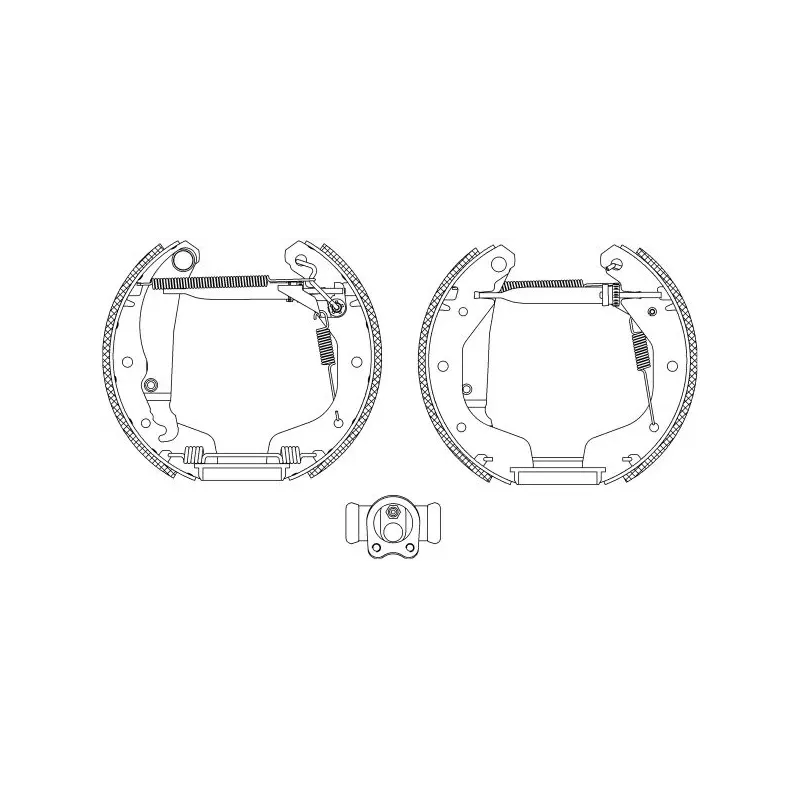 TEXTAR 84044800 Juego de zapatas de frenos