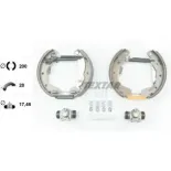 TEXTAR 84044800 Juego de zapatas de frenos